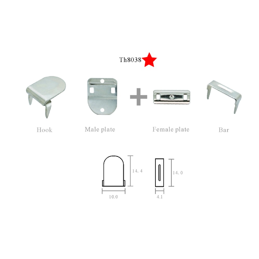 TH8038 2 Prongs Hook And Bar