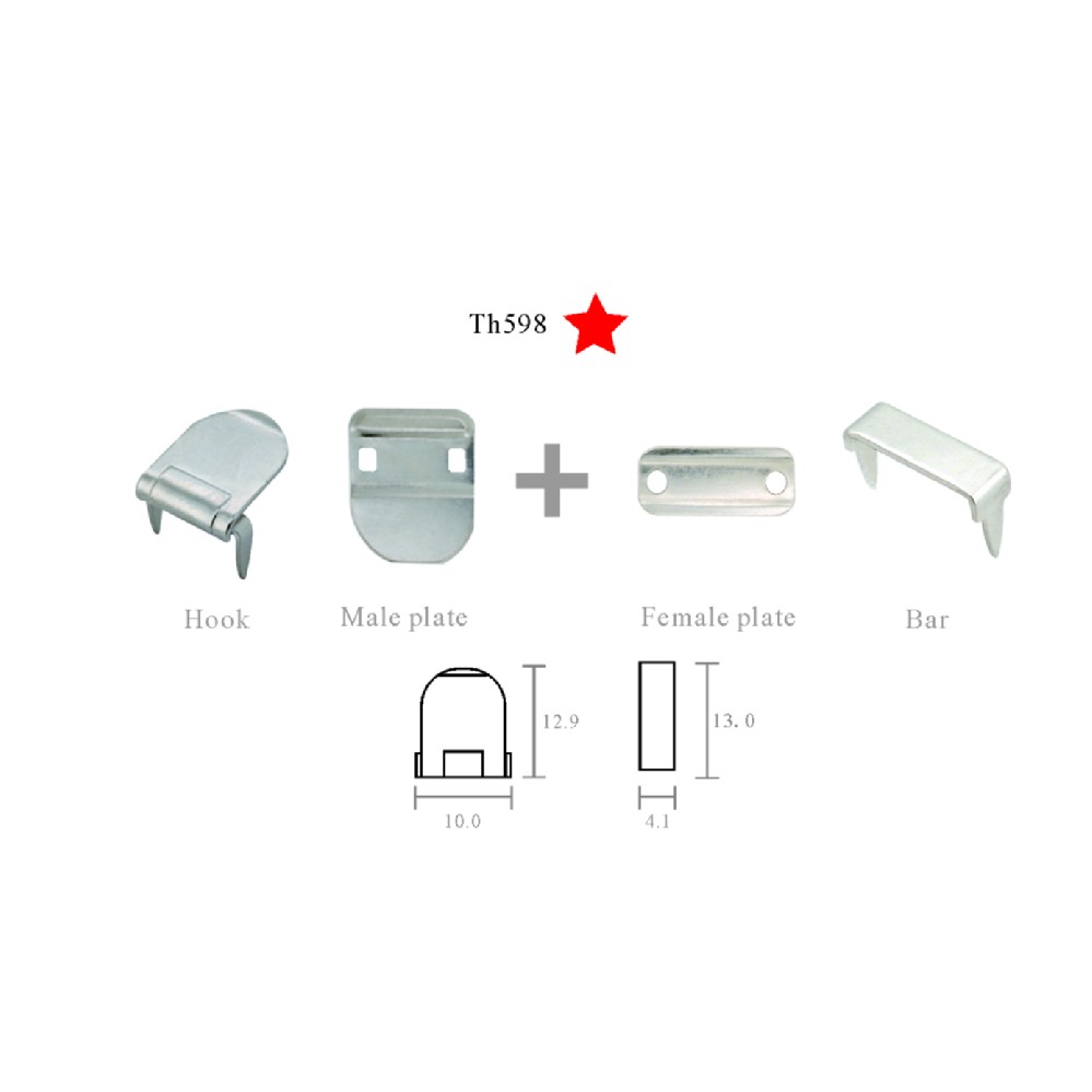 TH598 2 Prongs Hook And Bar