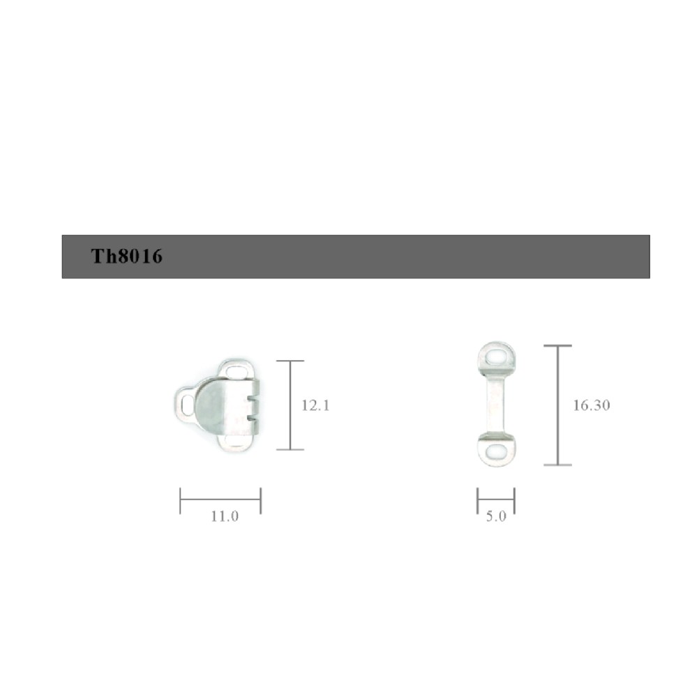 TH8016   Two Parts Sew On Hook and Bar