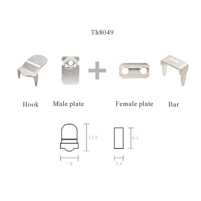 TH8049 Skirt Hooks & Bars