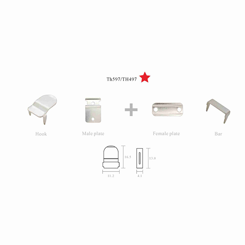 TH597 2 Prongs Pant Hook