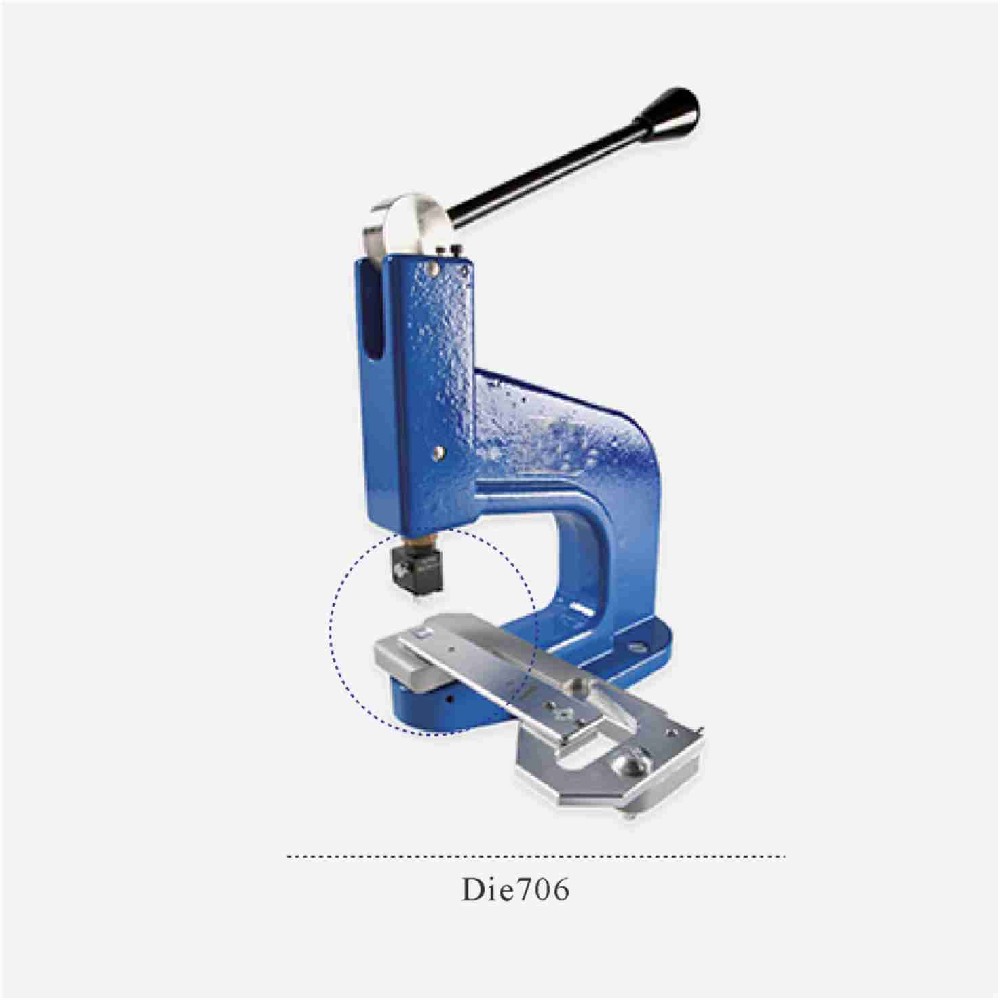 DIE706  Hand Type Attaching Hook and Bar Machine